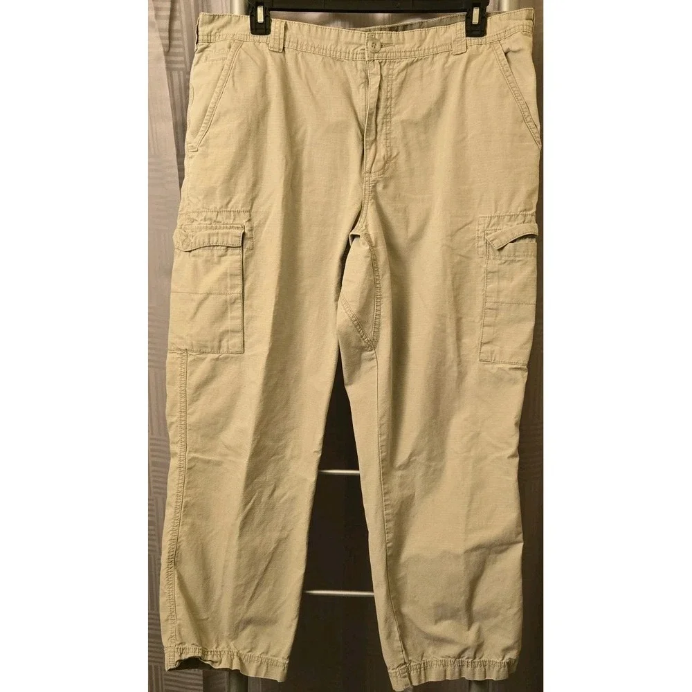 Cabelas Cargo Pants Mens 40x30 (Fits 40x28) Classic Fit Outdoor Hike Camp Casual